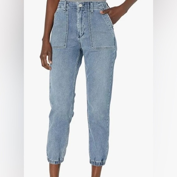 Joe's Jeans Pants - NWT Joe’s Jeans Women 34 French Terry Denim Jogger Light Wash Casual Tapered